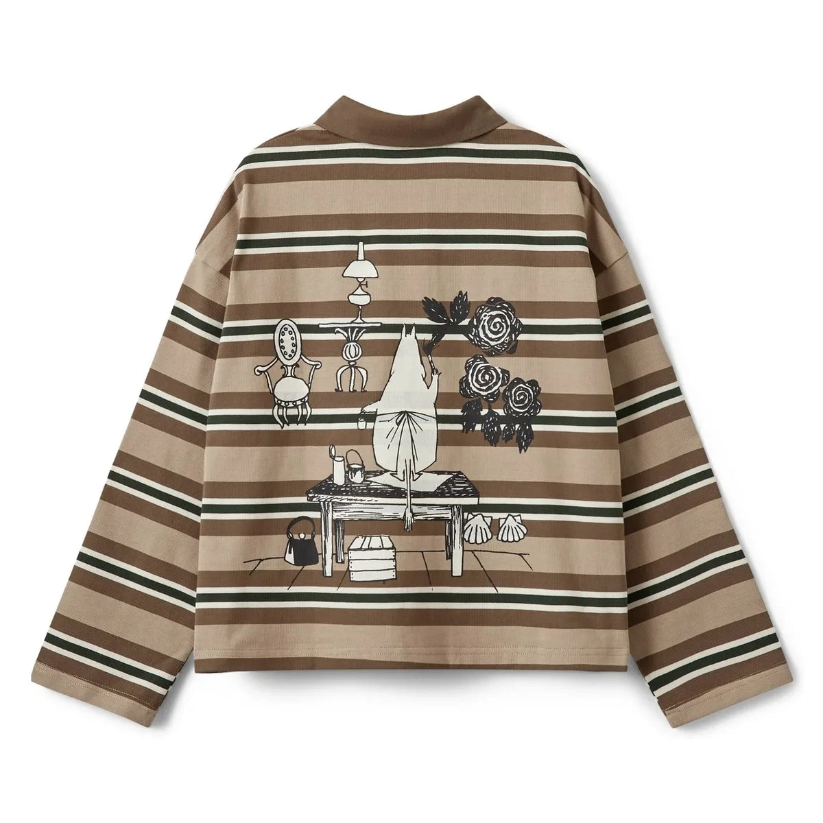 Sofie Schnoor - Priasy striped polo shirt | Beige