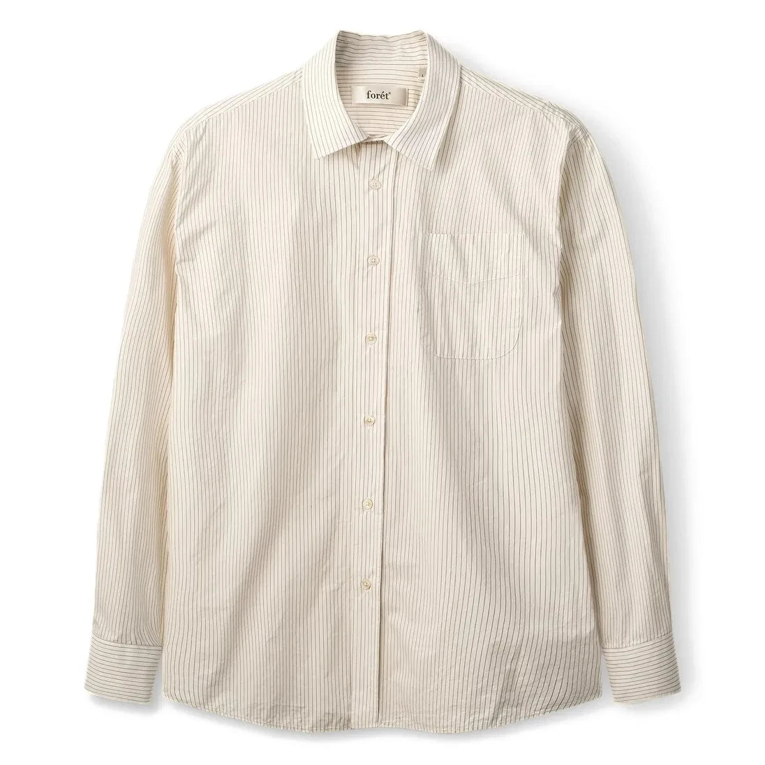 Forét - Scoot Organic Cotton Shirt | Grey Blue