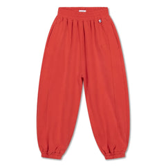 Repose AMS - Organic Cotton Printed Ball Pattern Jogger | Red