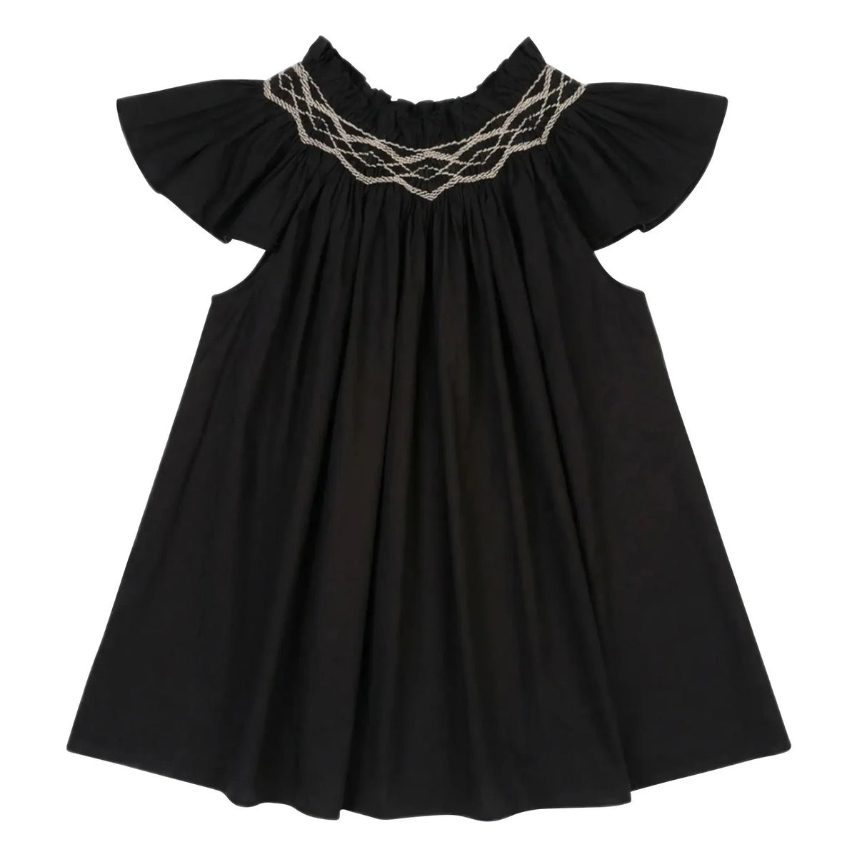 BELLEPIECE - Mykonos Cotton Poplin Top | Black