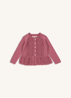 Konges Sløjd - Cabby organic cotton cardigan | Dust Pink