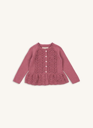 Konges Sløjd - Cabby organic cotton cardigan | Dust Pink
