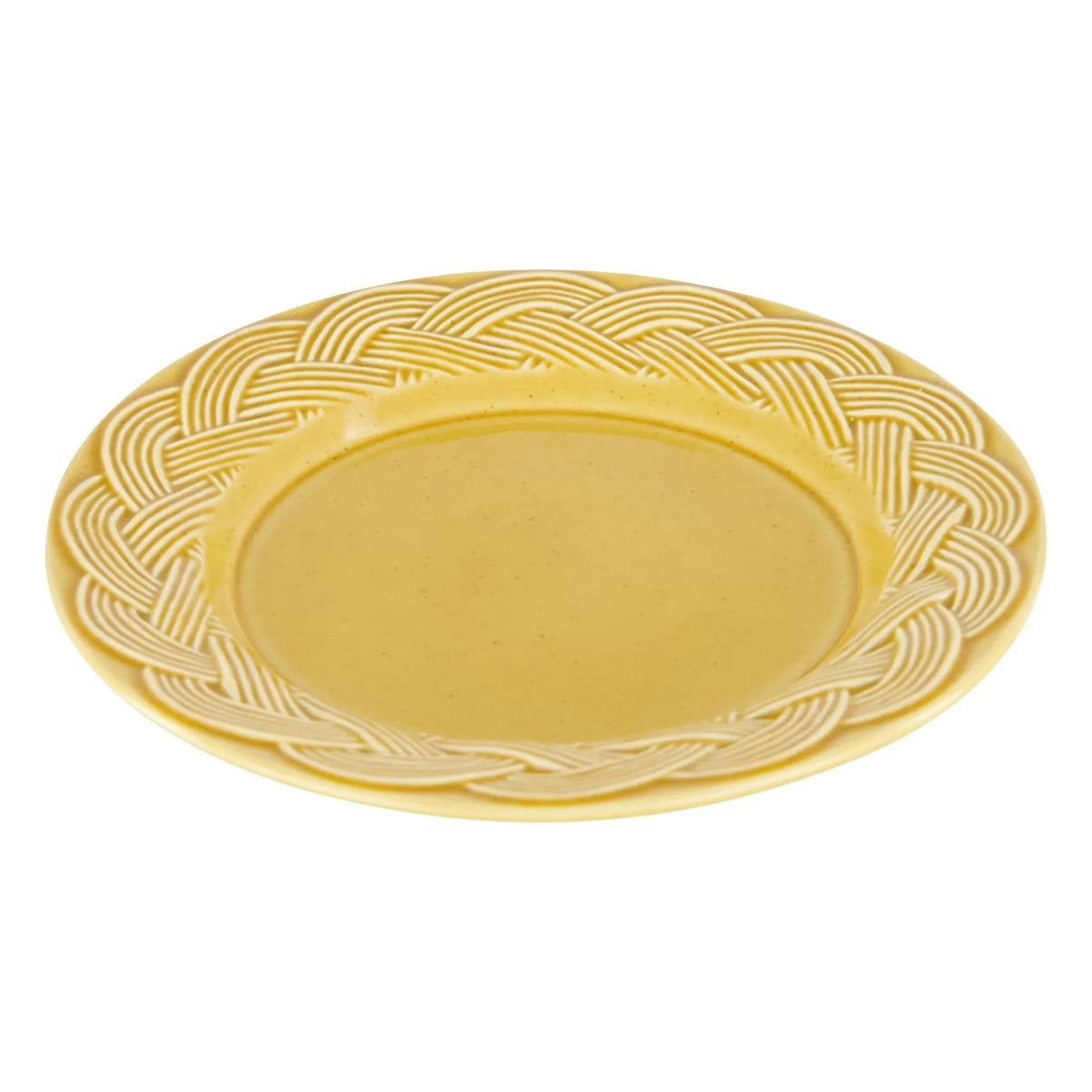 House of Capricorn - Vime Dessert Plate | Ocher