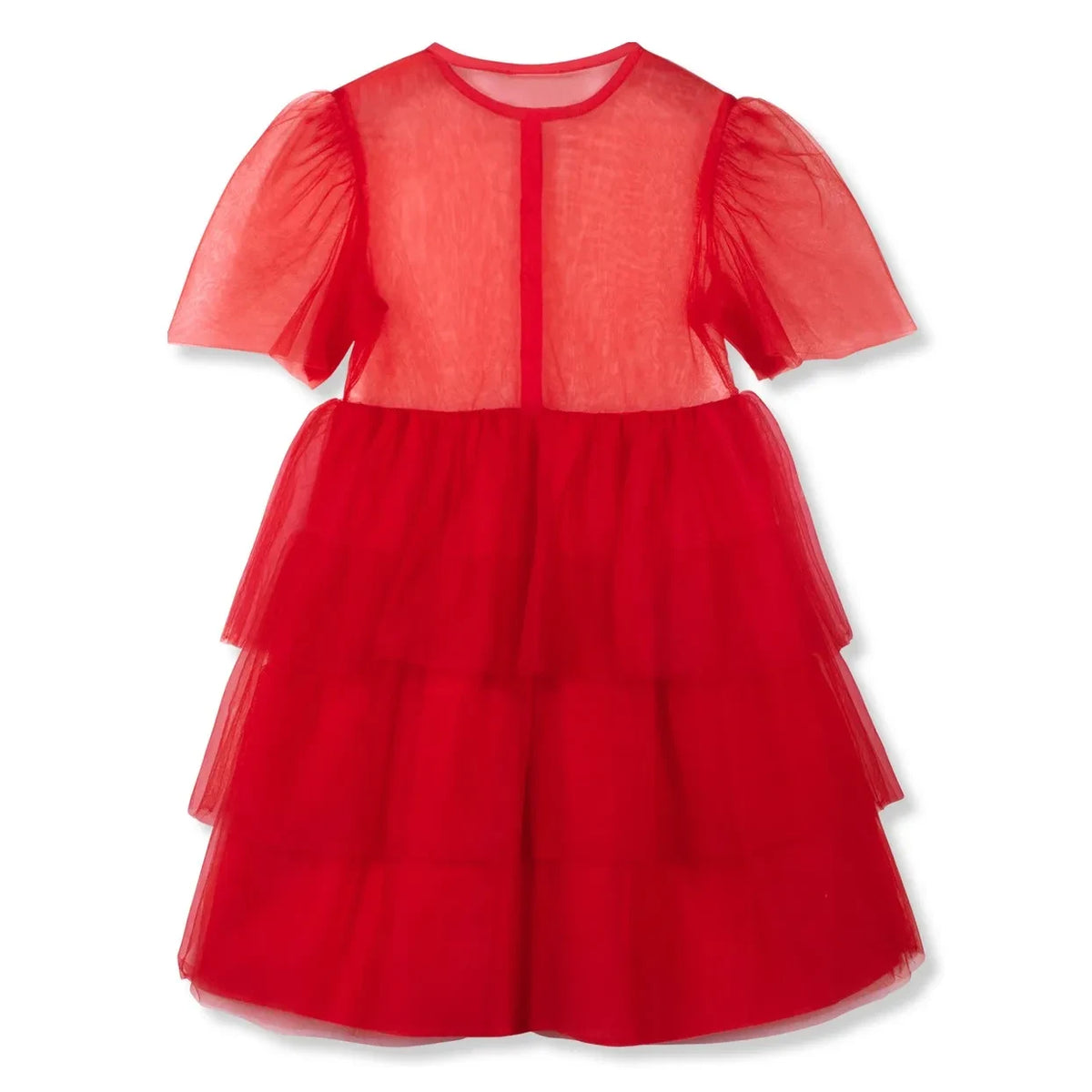 Wynken - Tulle Dress | Red