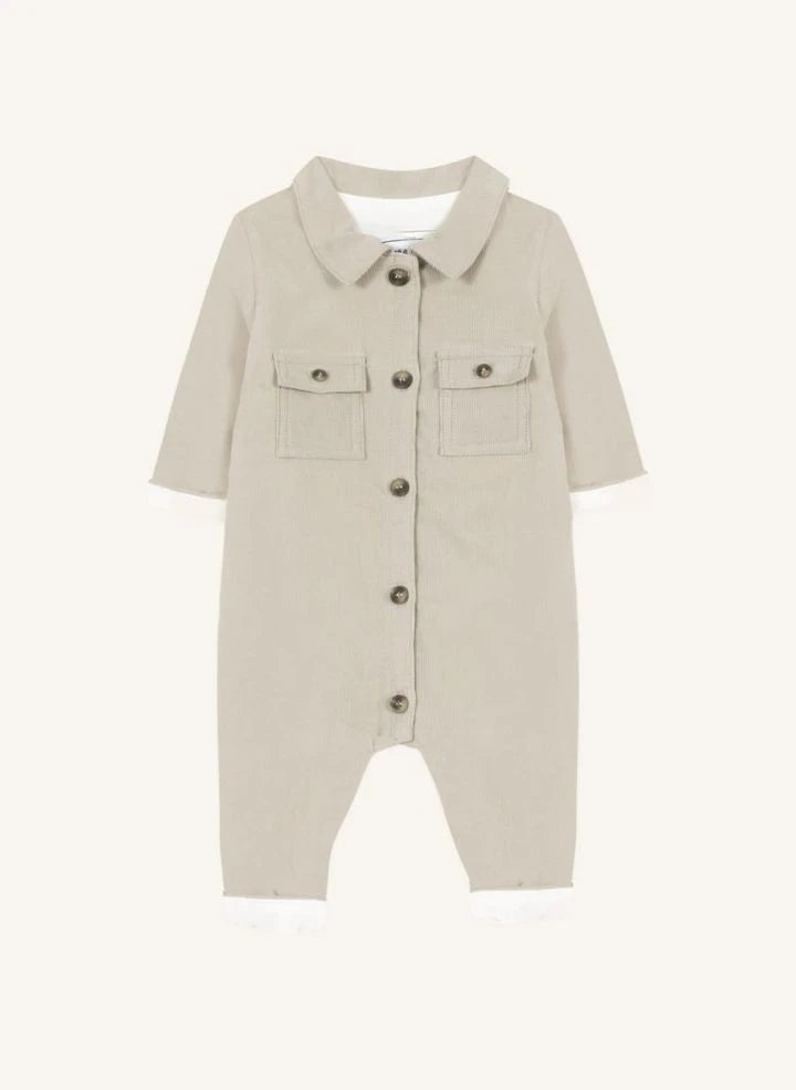 Tartine et Chocolat - Buttoned romper | Sand