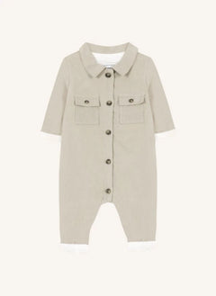Tartine et Chocolat - Buttoned romper | Sand