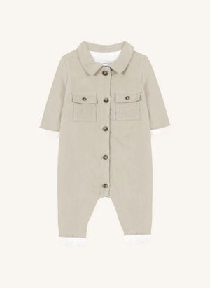Tartine et Chocolat - Buttoned romper | Sand