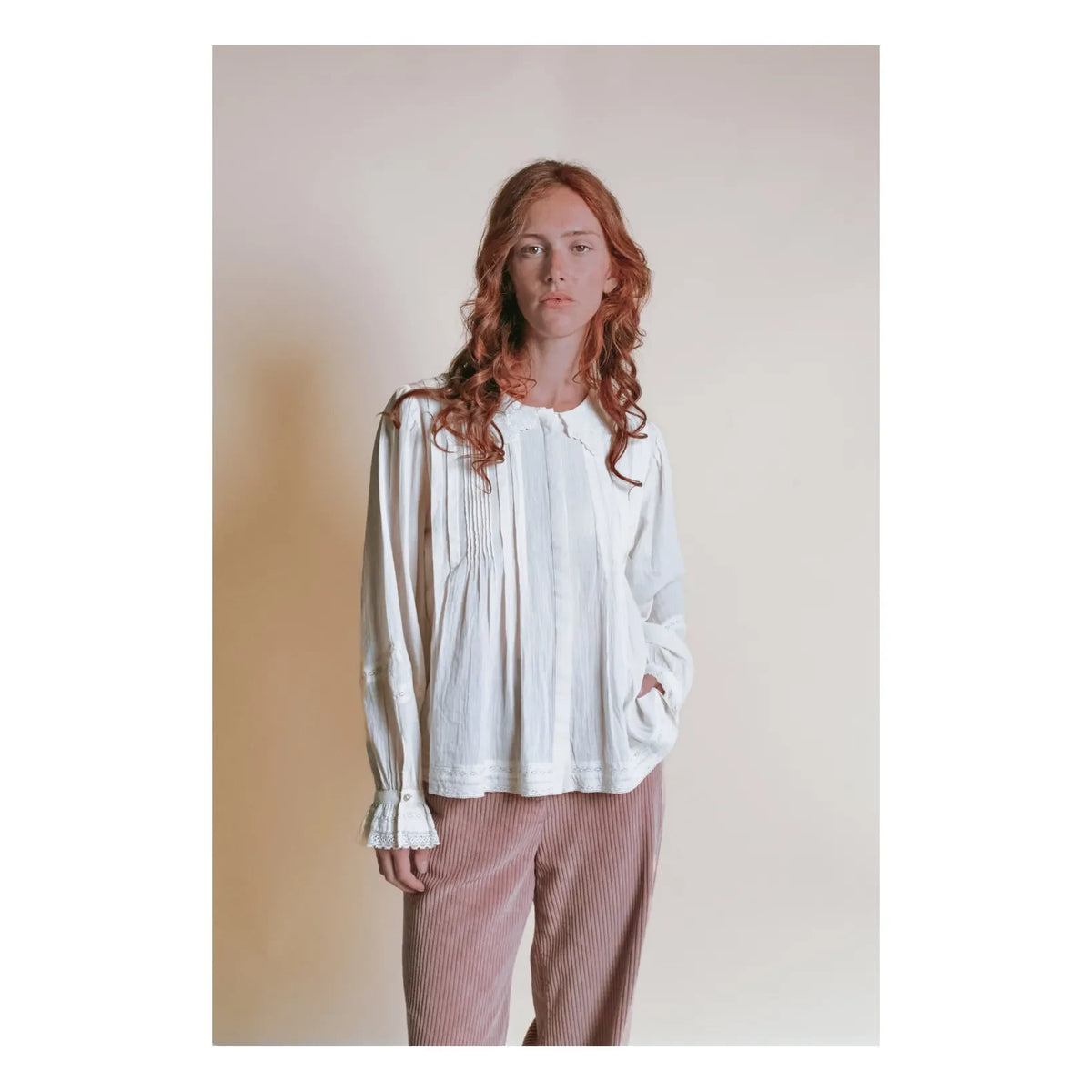 Emile et Ida - Elisabeth Vintage Blouse | Ecru