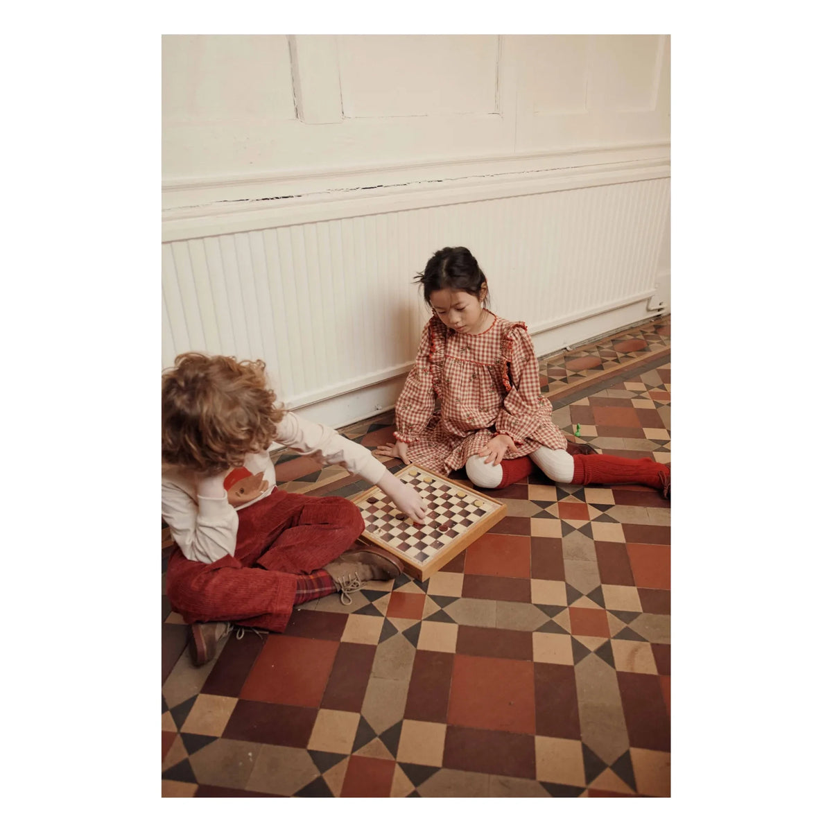 Emile et Ida - Velvet Balloon Pants | Red