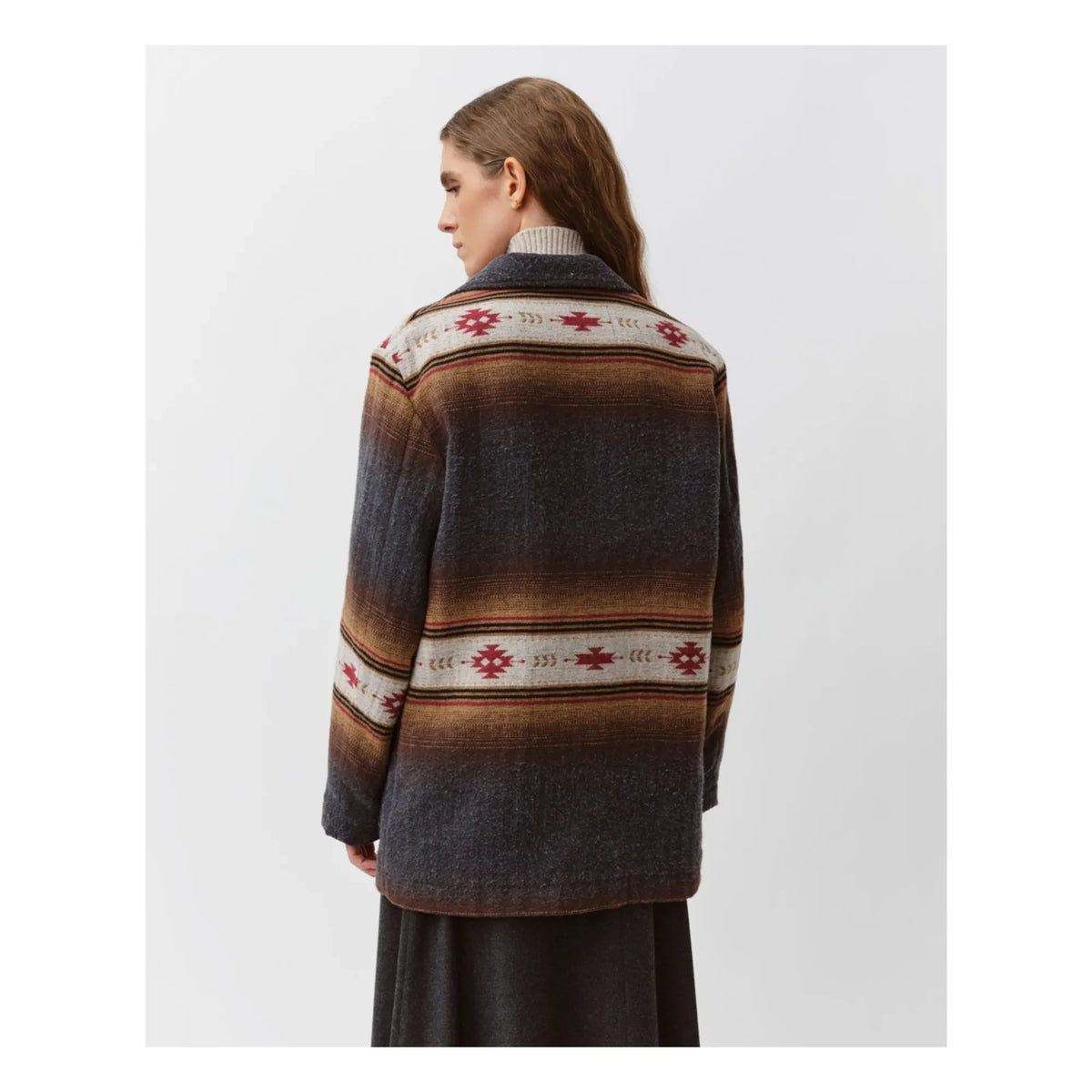 Diega - Virato Wool Jacket | Charcoal Gray