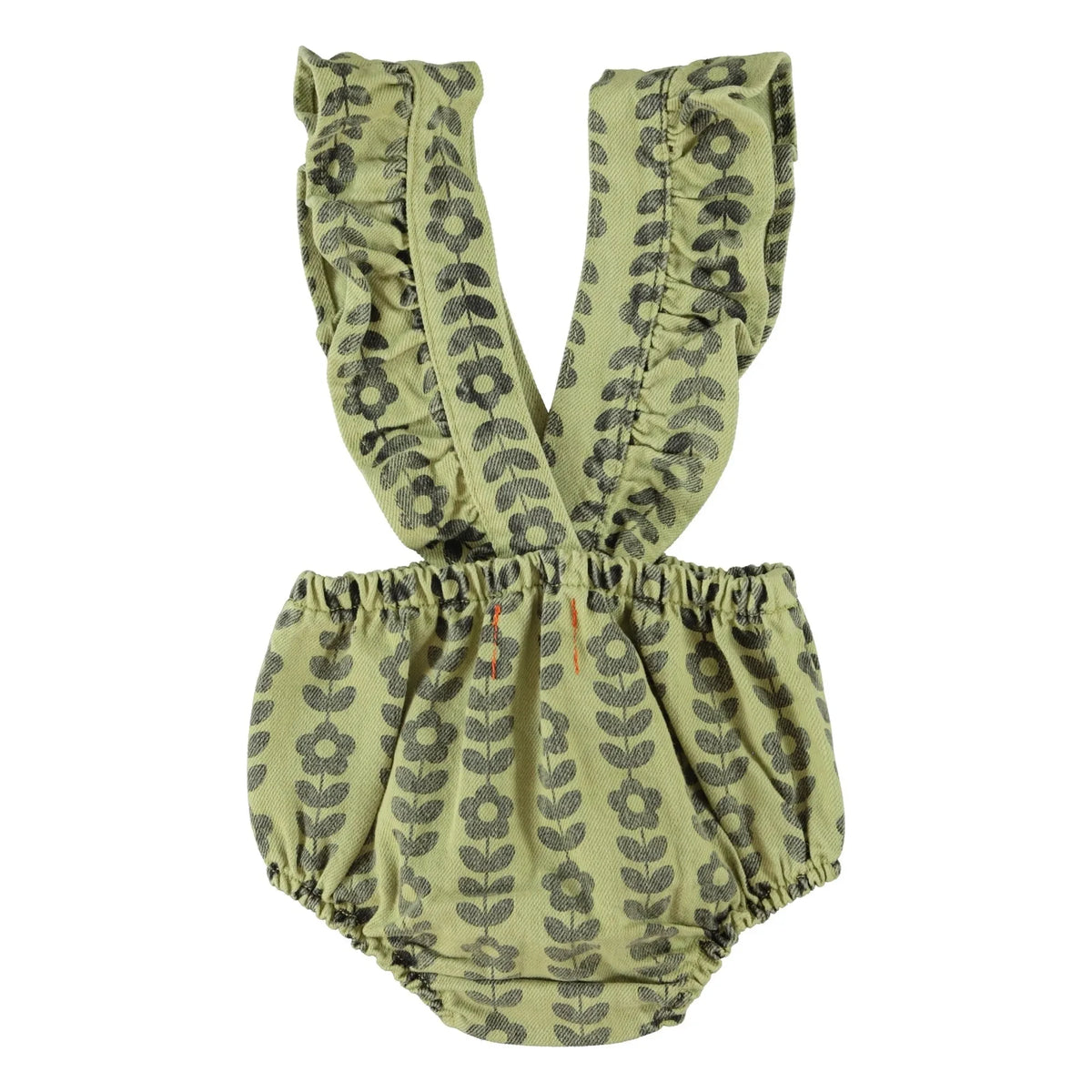 Piupiuchick - Organic Cotton Floral Strapless Bloomer | Green