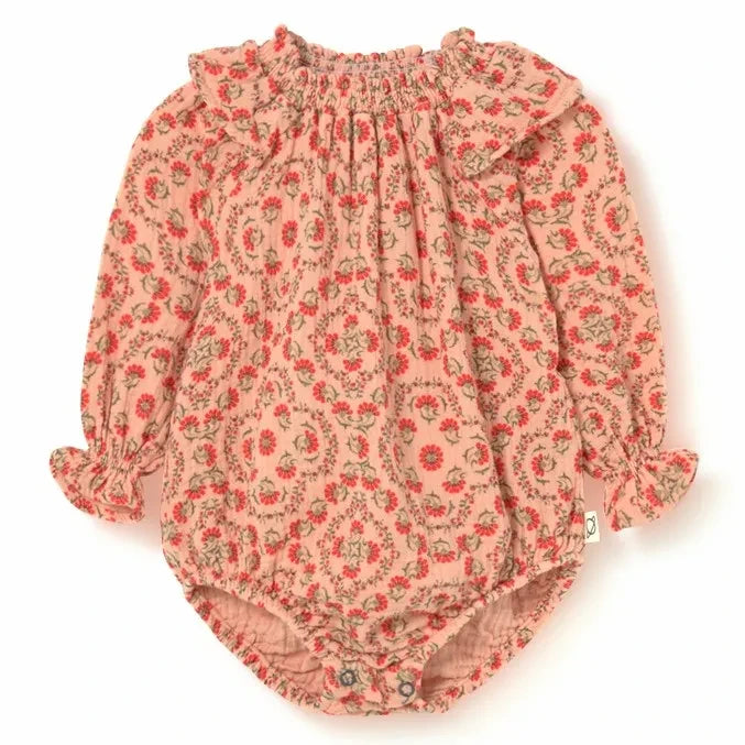 Cozmo - Egia Fleurie romper | Peach