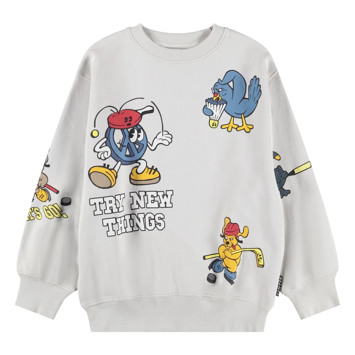Molo - Monti New Adventures Organic Cotton Sweater | White