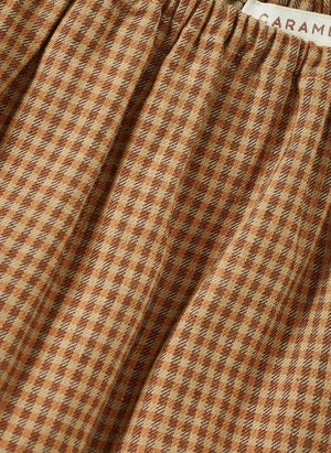 Caramel - Chestnut Color Linen Pants | Pas