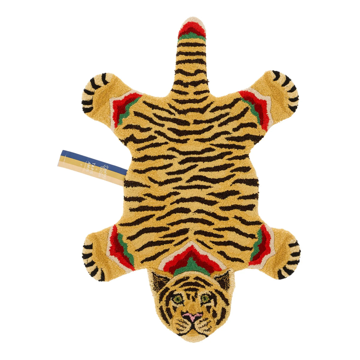 Doing Goods - Babul Bombay Wool Tiger Rug | Brown