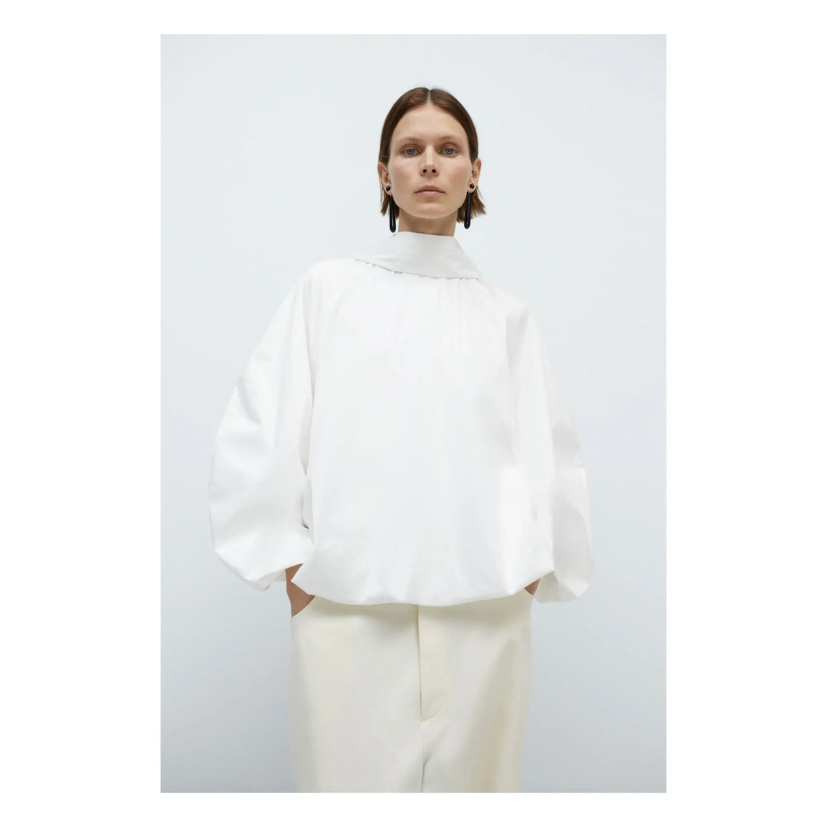 Cordera - Bow blouse | White