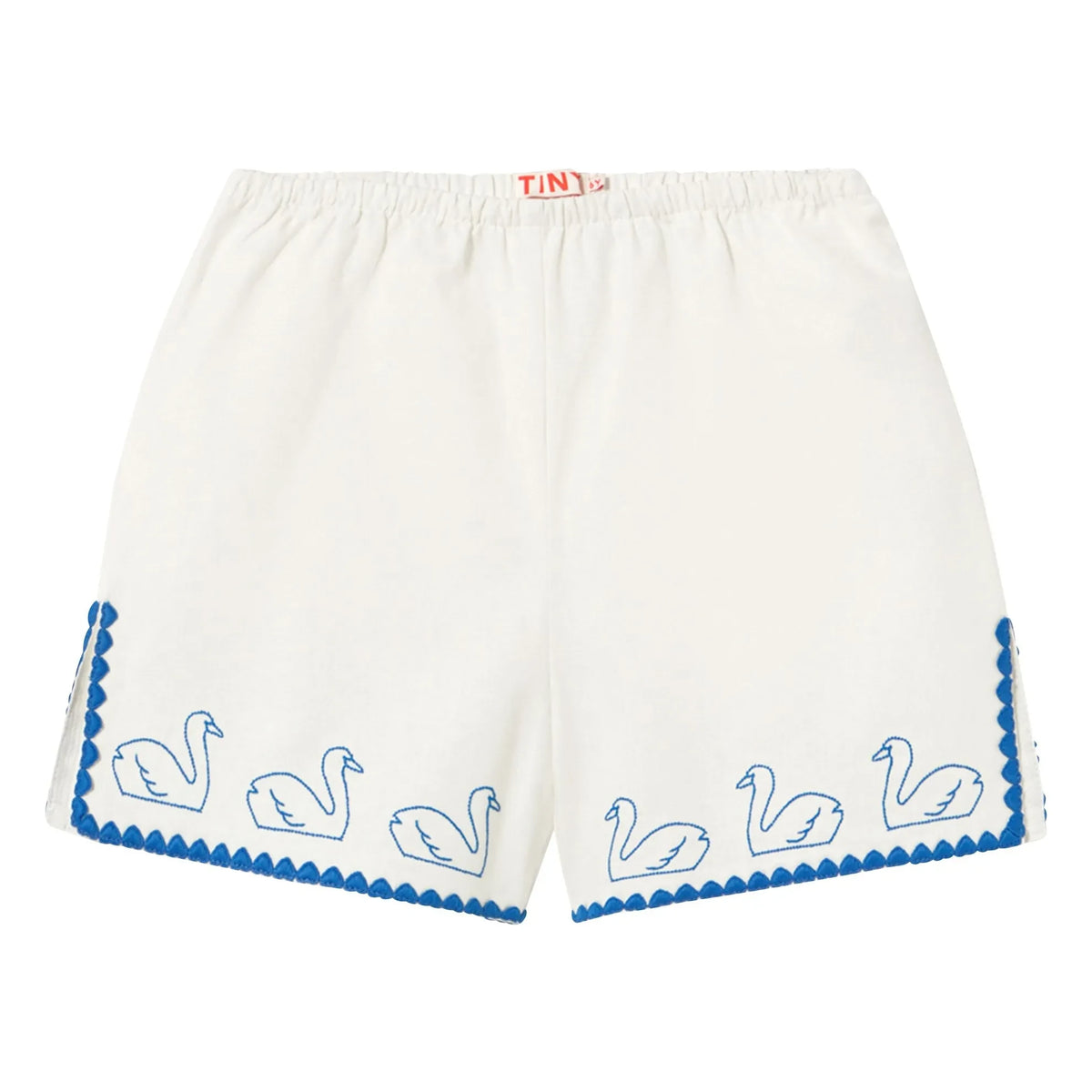 Tinycottons - Short Swans Linen | White