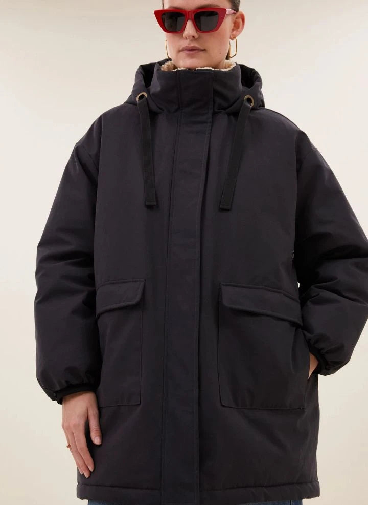 By Bar - Hooded Dean Parka | Black
