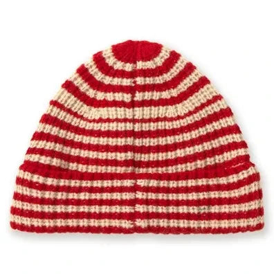 Tinycottons - Striped Wool Hat | Red