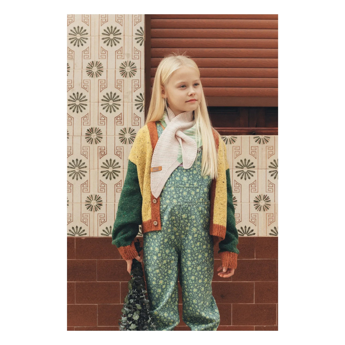 Favorite People - Lunch Box Color Block Wool Cardigan | Yellow