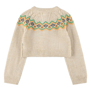 Molo - Pointelle Gemma cardigan | Beige