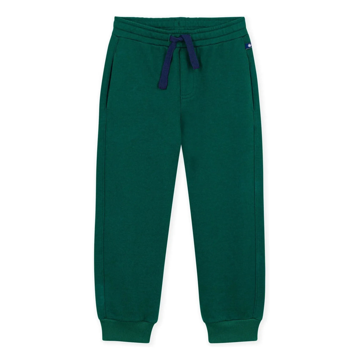 Petit Bateau - Organic cotton jogger pants | Forest Green