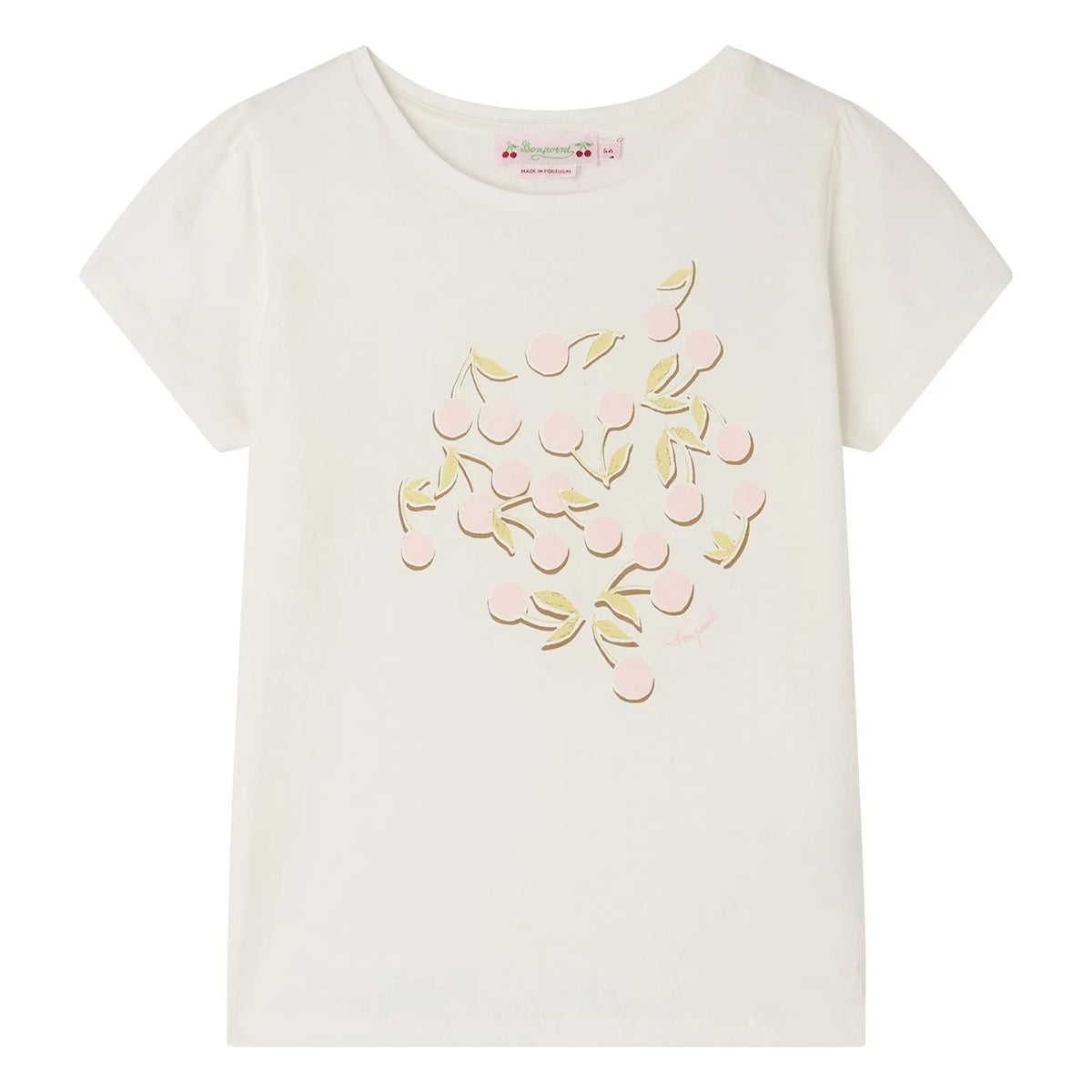 Bonpoint - Capricia Organic Cotton T-Shirt | Cream
