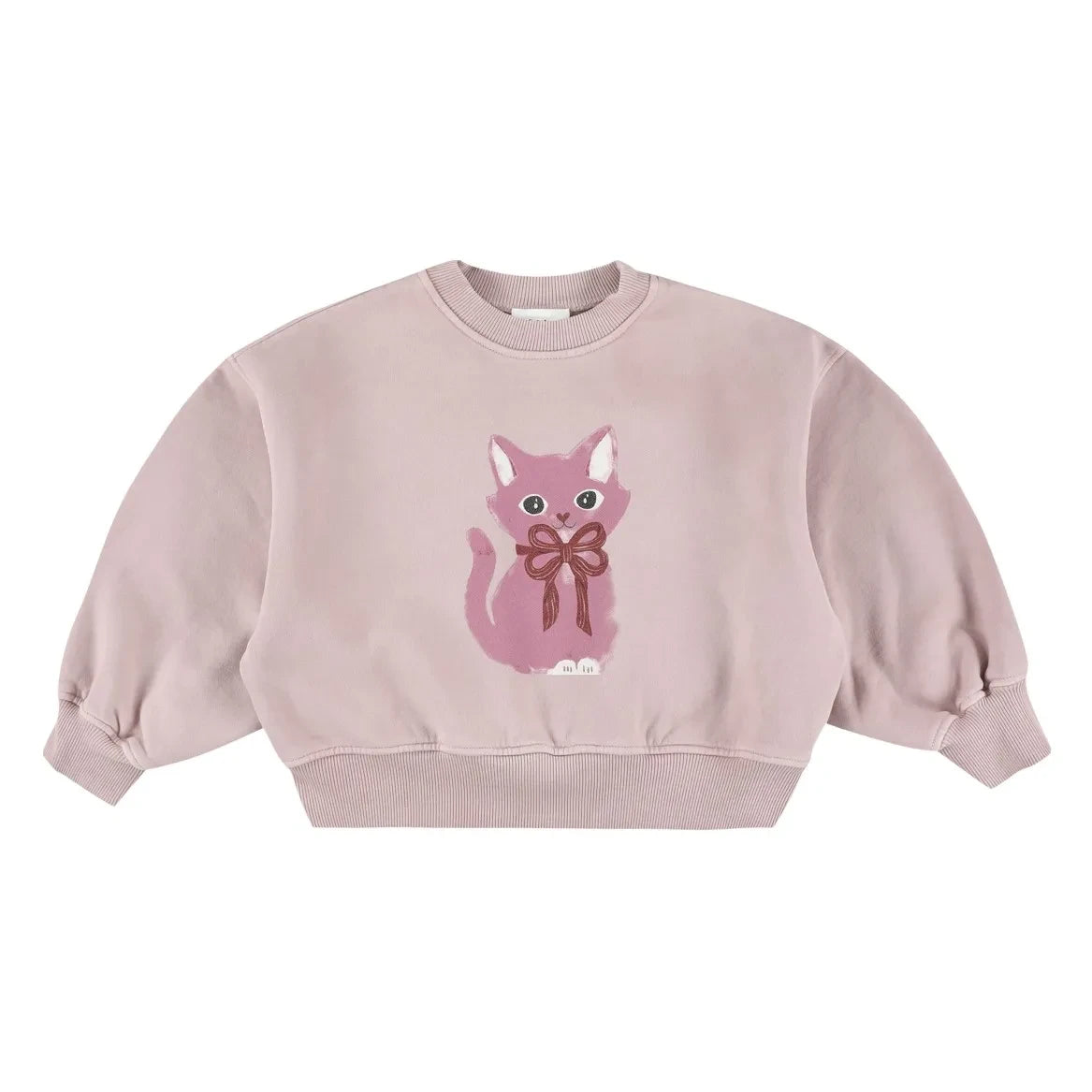Morley - Zyco Pink Cat Sweatshirt | Lilac