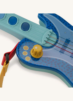 Moulin Roty - Electric Guitar - Puce & Pilou | Blue