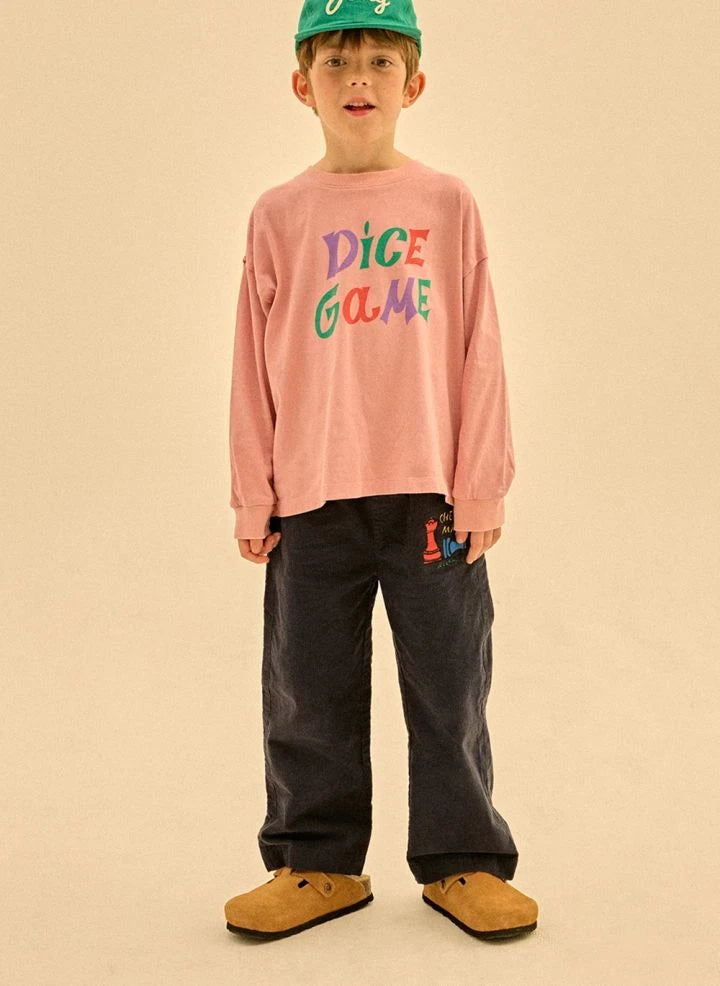 Jelly Mallow - Check Mate Velvet Pants | Navy