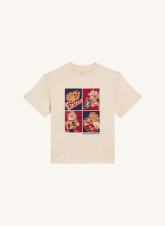Stella McCartney Kids - College T-Shirt Organic Cotton | Beige