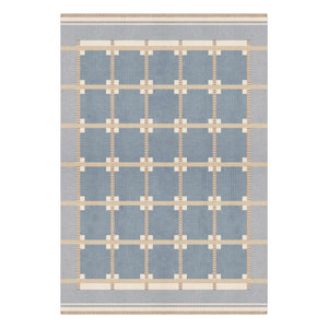 Layered - Röllakan Ruth Wool Rug | Blue