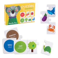 Moulin Roty - Colorful Puzzles - Les Popipop