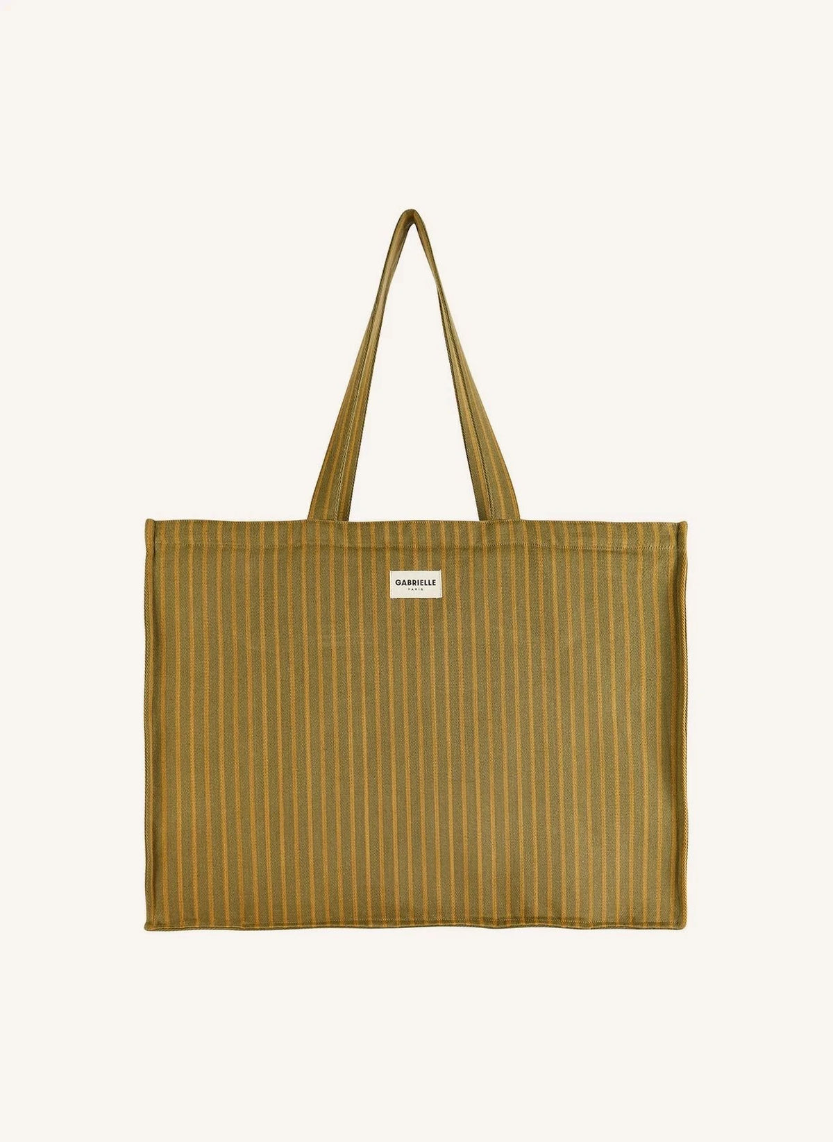 Gabrielle Paris - Rivoli Striped Weekend Bag | Khaki