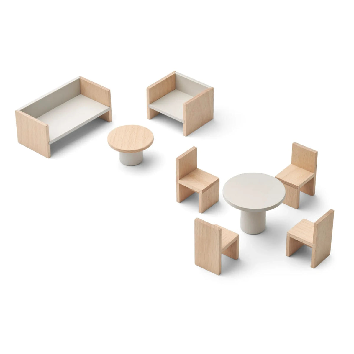 Liewood - Doll House Living Room Furniture Set | Sand