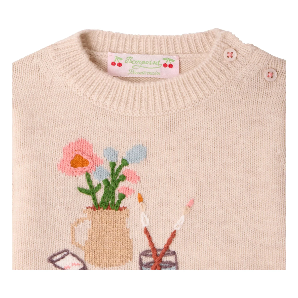 Bonpoint - Almire Wool Sweater | Beige