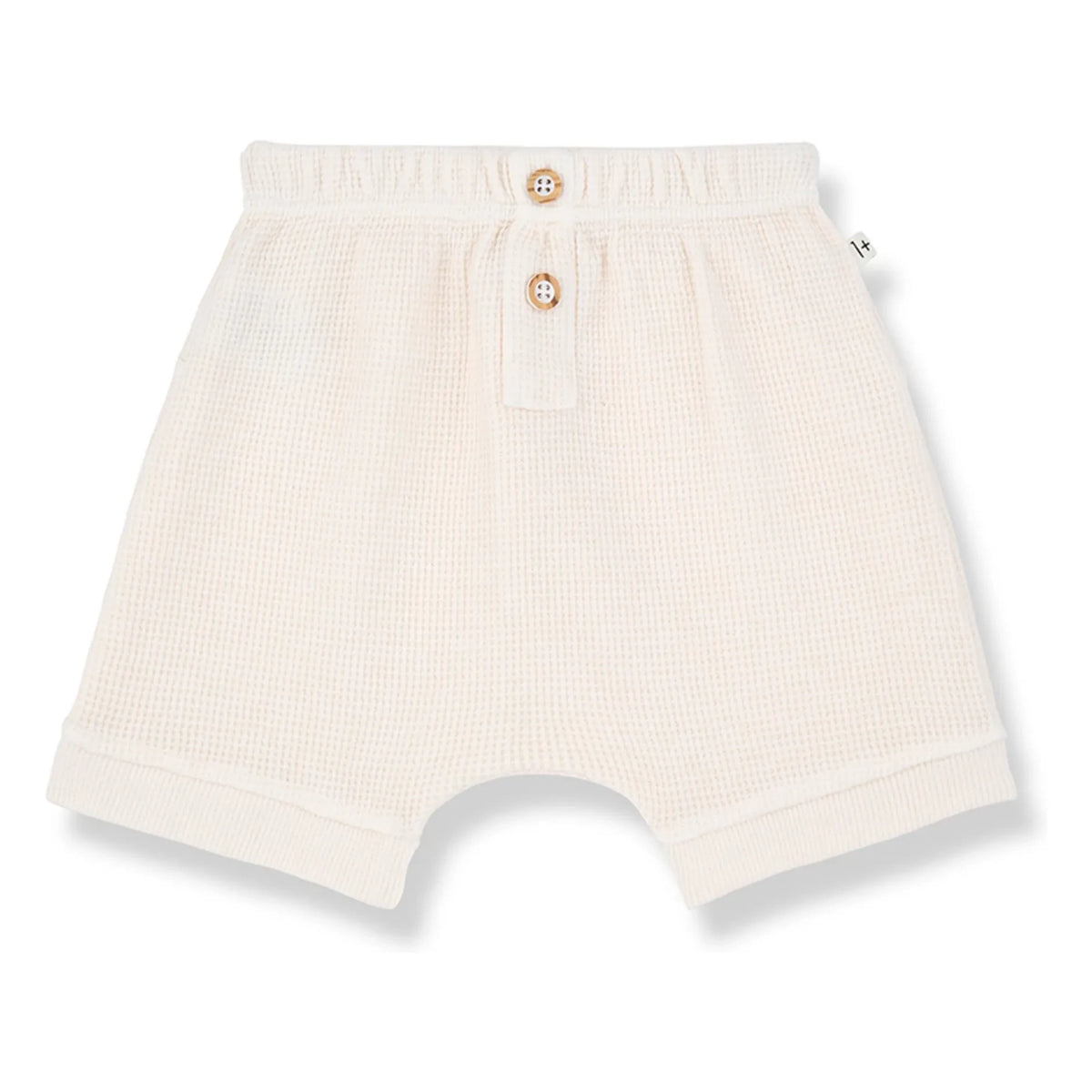 1+ in the family - Sime Waffle Shorts | Ecru