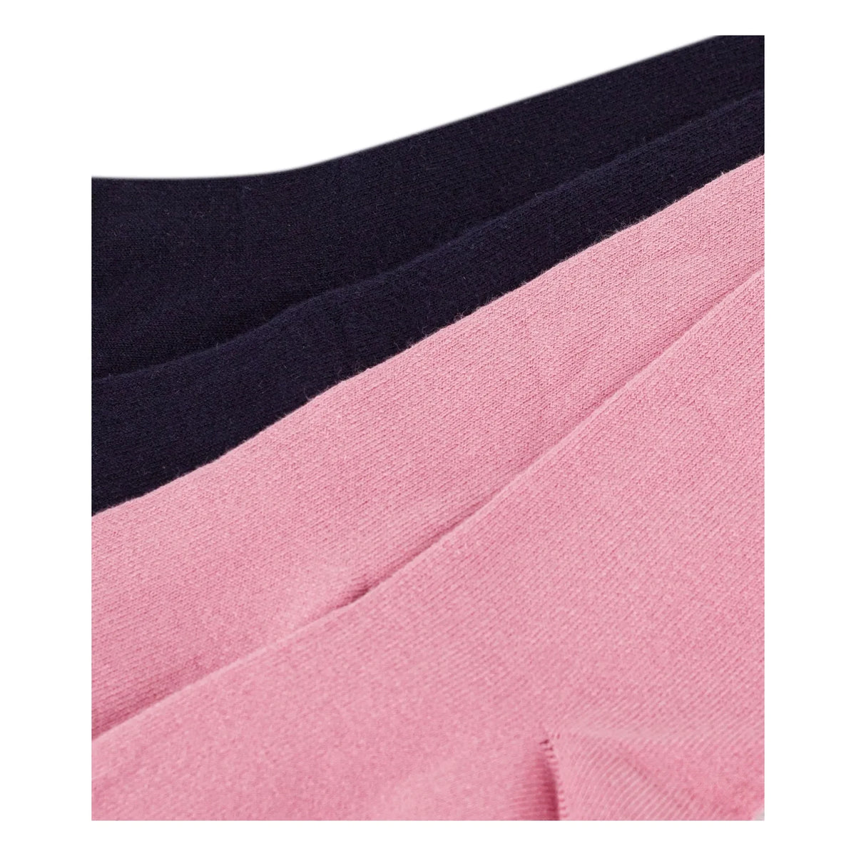 Petit Bateau - 2 Pair Organic Cotton Plain Tights | Pink