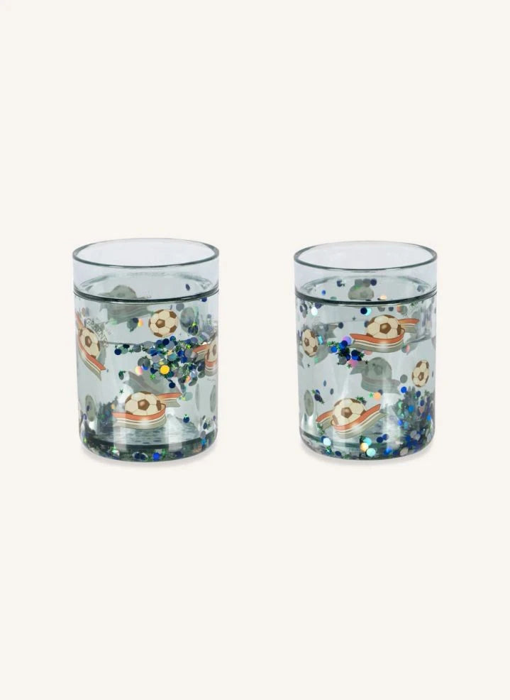 Konges Sløjd - Kick It Glitter Cups - Set of 2 | Green