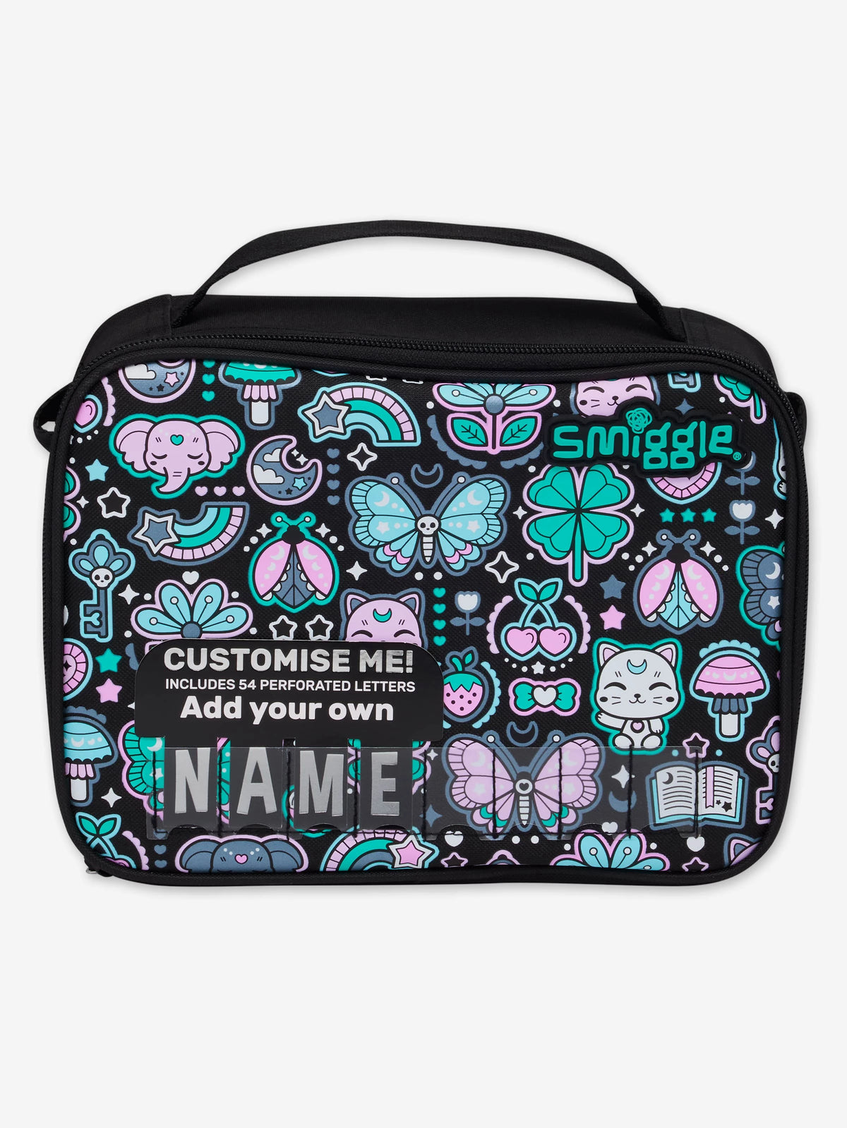 Smiggle - Aspire Rectangle Name Tag Lunch Bag