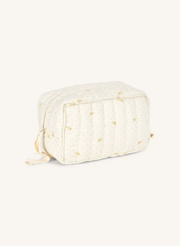 Konges Sløjd - Lemon Dot Toiletry Bag | Yellow