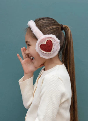 Mimi & Lula - Heart Earmuffs | Pink