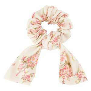 Bonton - Floral Scrunchie | Ecru