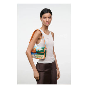 Staud - Tommy Beaded Bag | Sunset