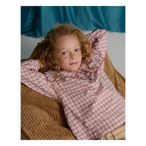 Gingersnaps - Gracia Checkered Blouse | Red