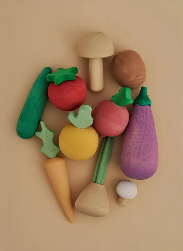 Raduga Grez - Wooden Vegetables - Set of 10