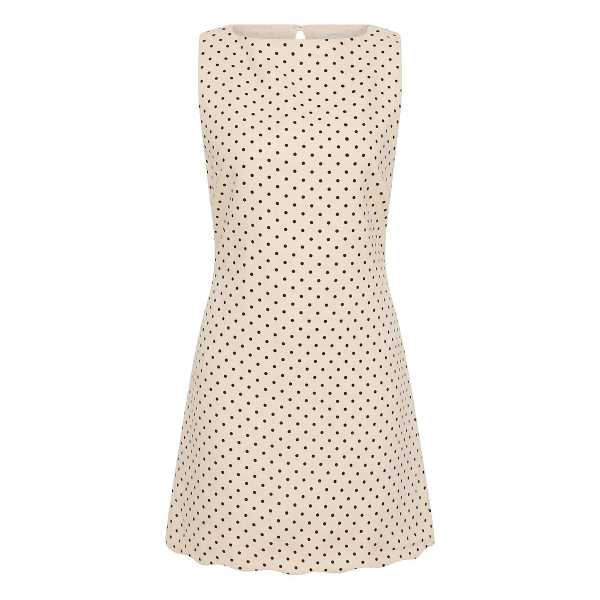 Faithfull the Brand - Iria Keten Puantiye Elbise | Krem