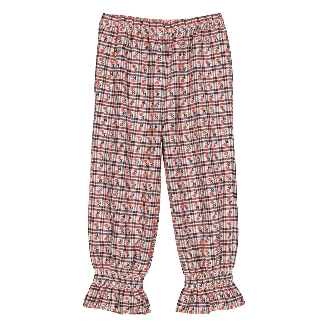Hello Simone - Mirliton Check Pants | Plum