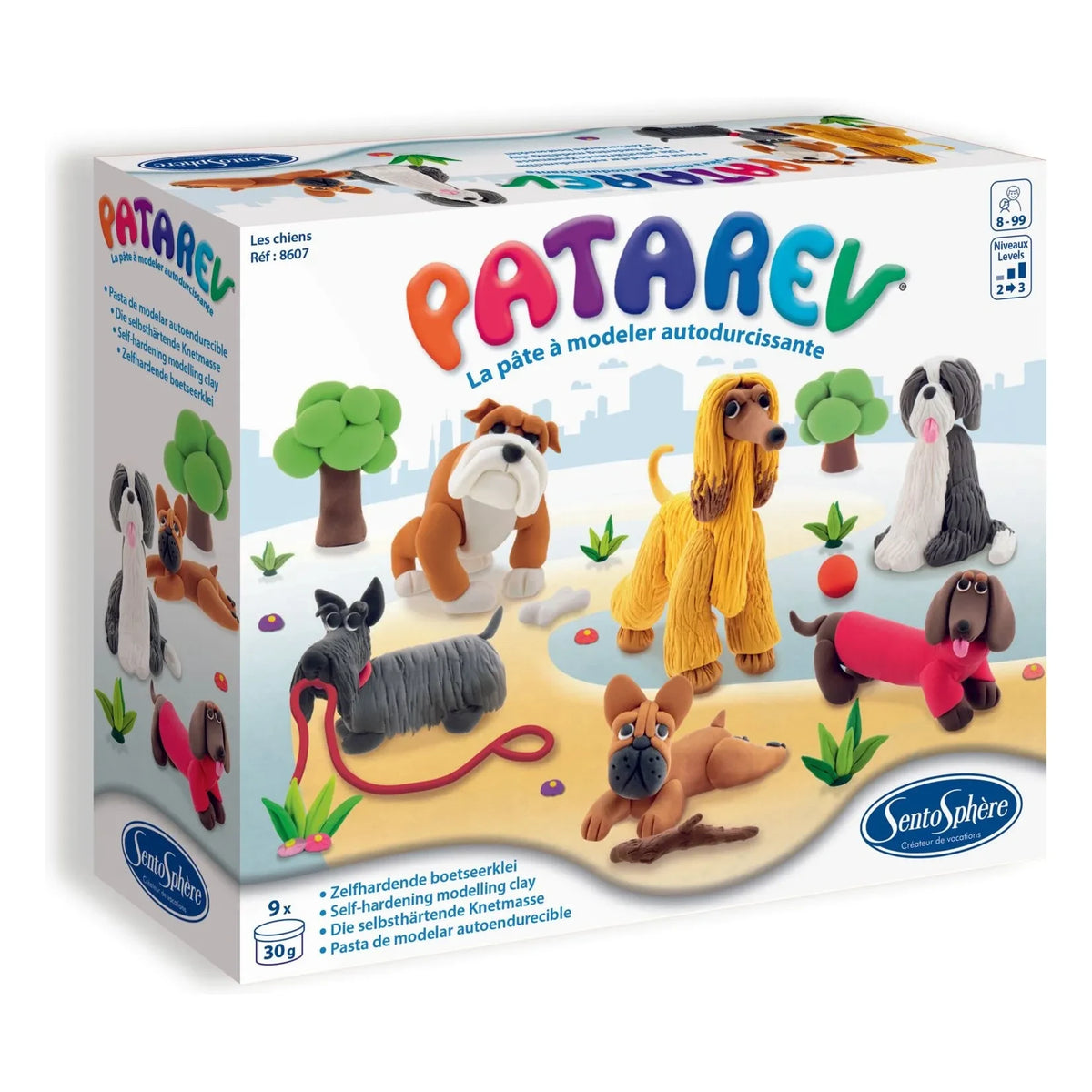 Sentosphère - Patarev Les Chiens self-hardening modeling clay