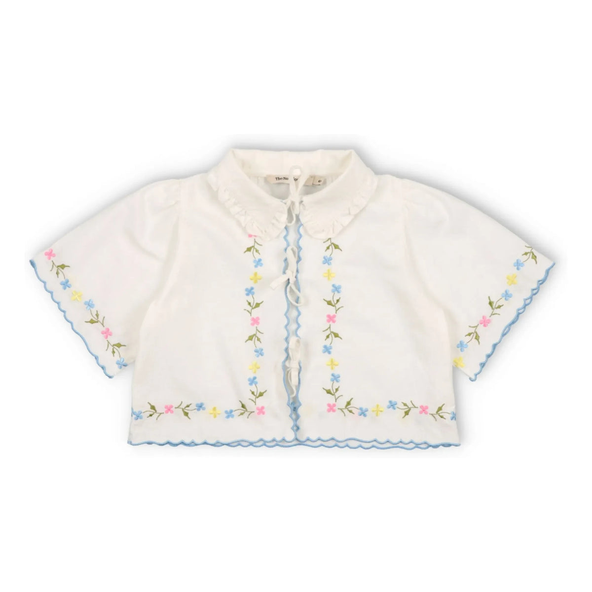 the new society - Hermione Knotted Blouse | White